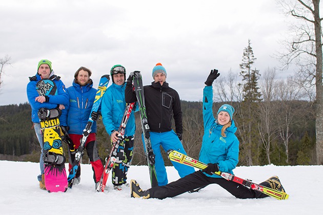 катание на лыжах и сноуборд