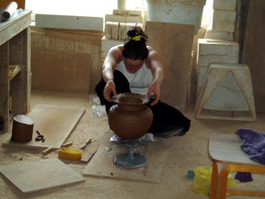 Latgales keramikų pleneras Vidzemėje, Raunas degimo krosnis