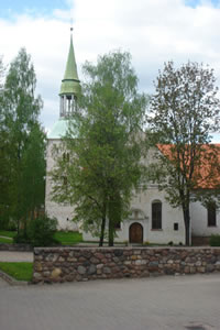 Raunas luterāņu baznīca	, bažnyčia