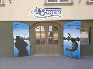 Barrakuda, žvejų parduotuvė