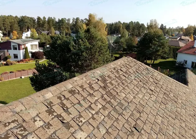 Reparatur von Bitumenschindeln