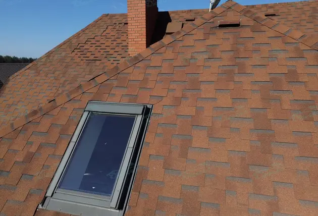 Reparatur von Bitumenschindeln