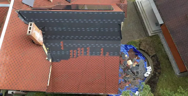 Reparatur von Bitumenschindeln