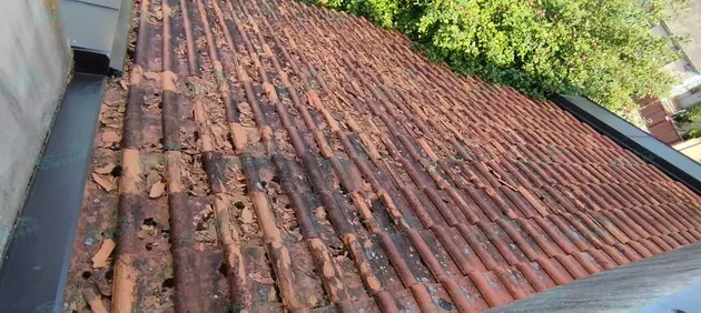 Reparatur von Ziegeldächern