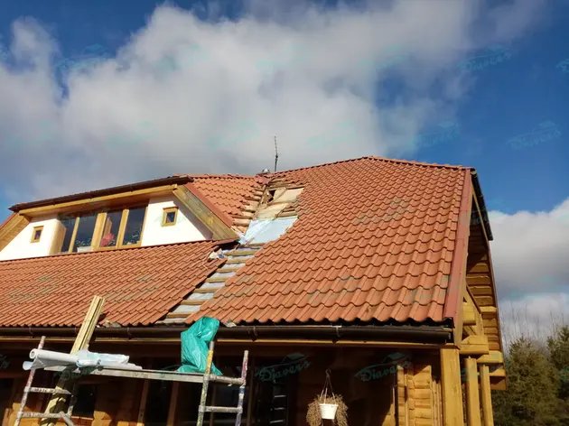 Installation von Ziegeldächern