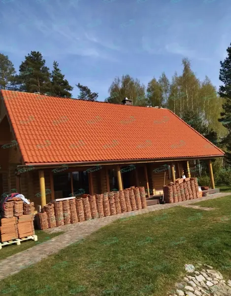 Installation von Ziegeldächern