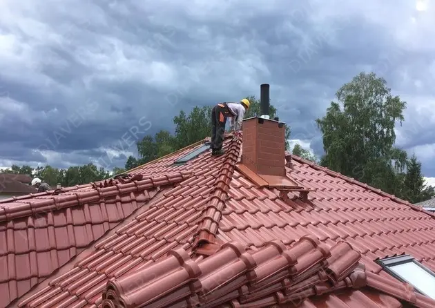 Installation von Ziegeldächern