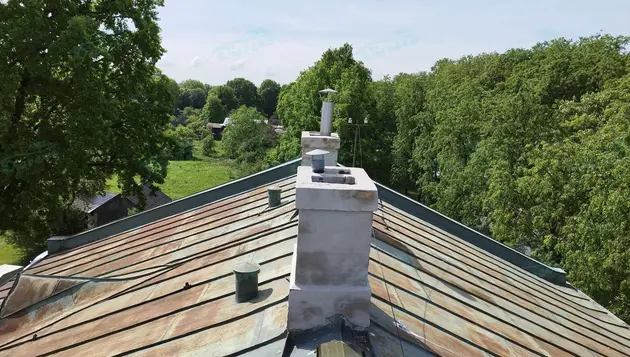 Reparatur von Rollprofildächern