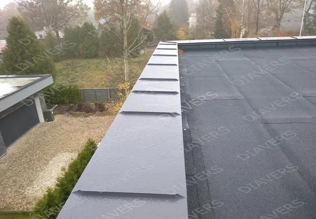 Montage von Rollprofildächern