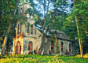 Ēģiptes luterāņu draudzes baznīca (drupas), bažnyčia