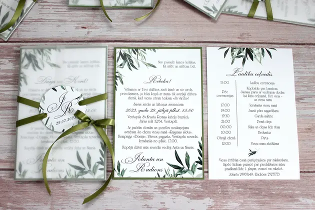 Vestuviniai pakvietimai