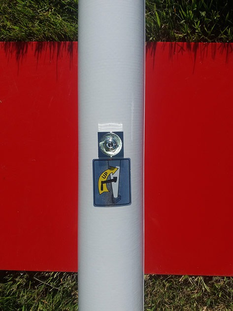 Stiklo pluošto vėliavų stiebai