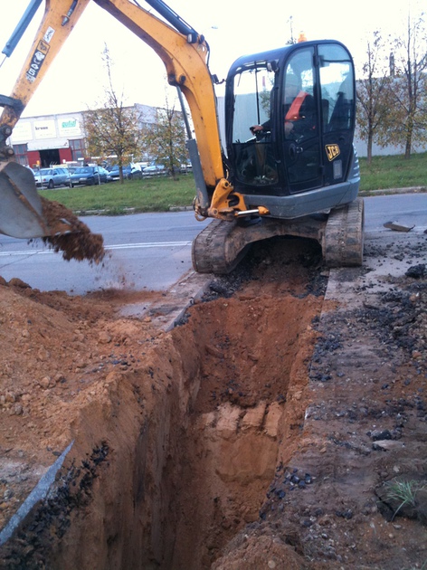 Ārējo kanalizāciju un ūdensvada tīklu izbūve 