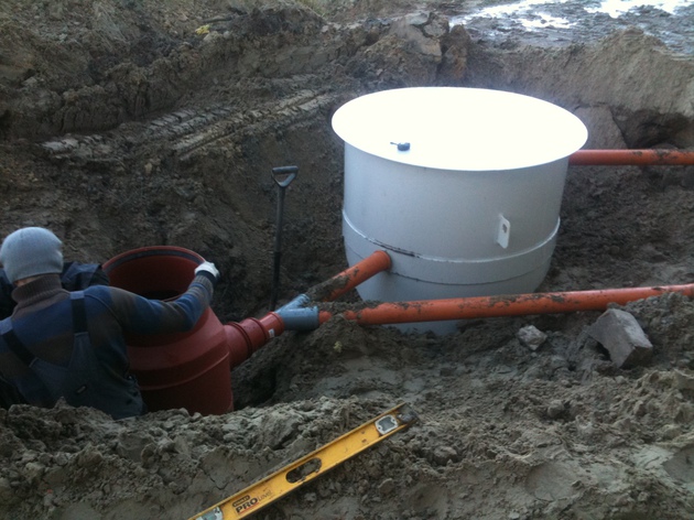 Ārējo kanalizāciju un ūdensvada tīklu izbūve 