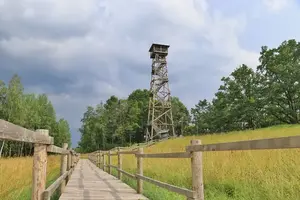 Meņģeles skatu tornis un Dullā Daukas birzs