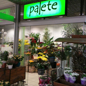 Palete, gėlių salonas