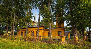 Skrudalienas vissvētās dievmātes patvēruma pareizticīgo baznīca, Kirche