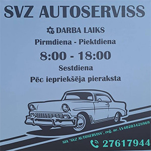 SVZ AUTOSERVISS, SIA, autoservisas