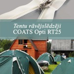 Užtrauktukai tentams ir palapinėms