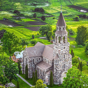 Višķu Svētā Jāņa kristītāja romas katoļu baznīca, bažnyčia
