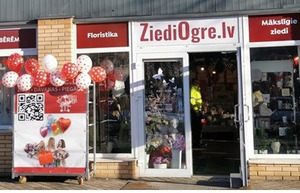 Ziedi Ogre, gėlių parduotuvė